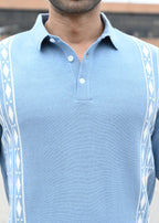 Geometric Stripe T-Shirt - Blue - Snipes