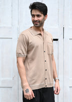 Sandal Contrast Stitch Button-Up Shirt - Snipes