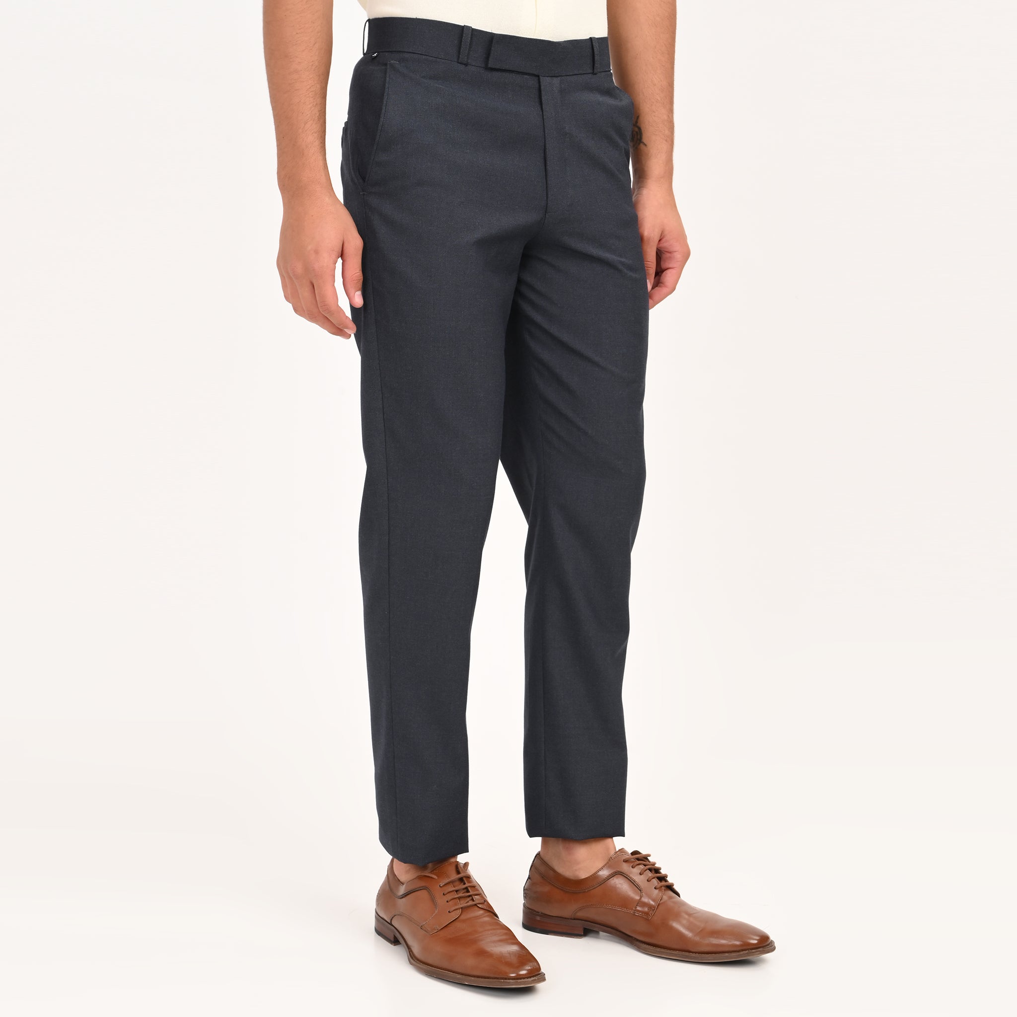 Classic Formal Slim-Fit Trousers - Snipes