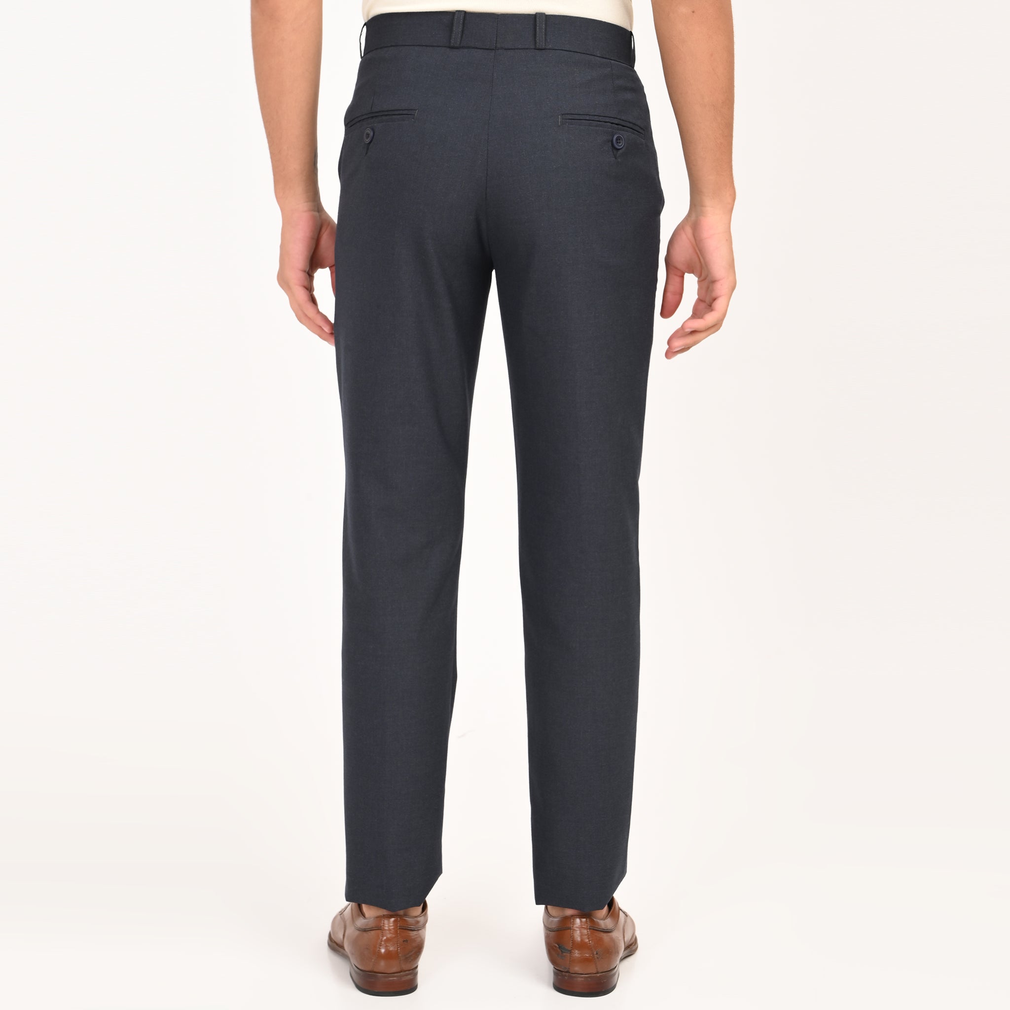 Classic Formal Slim-Fit Trousers - Snipes