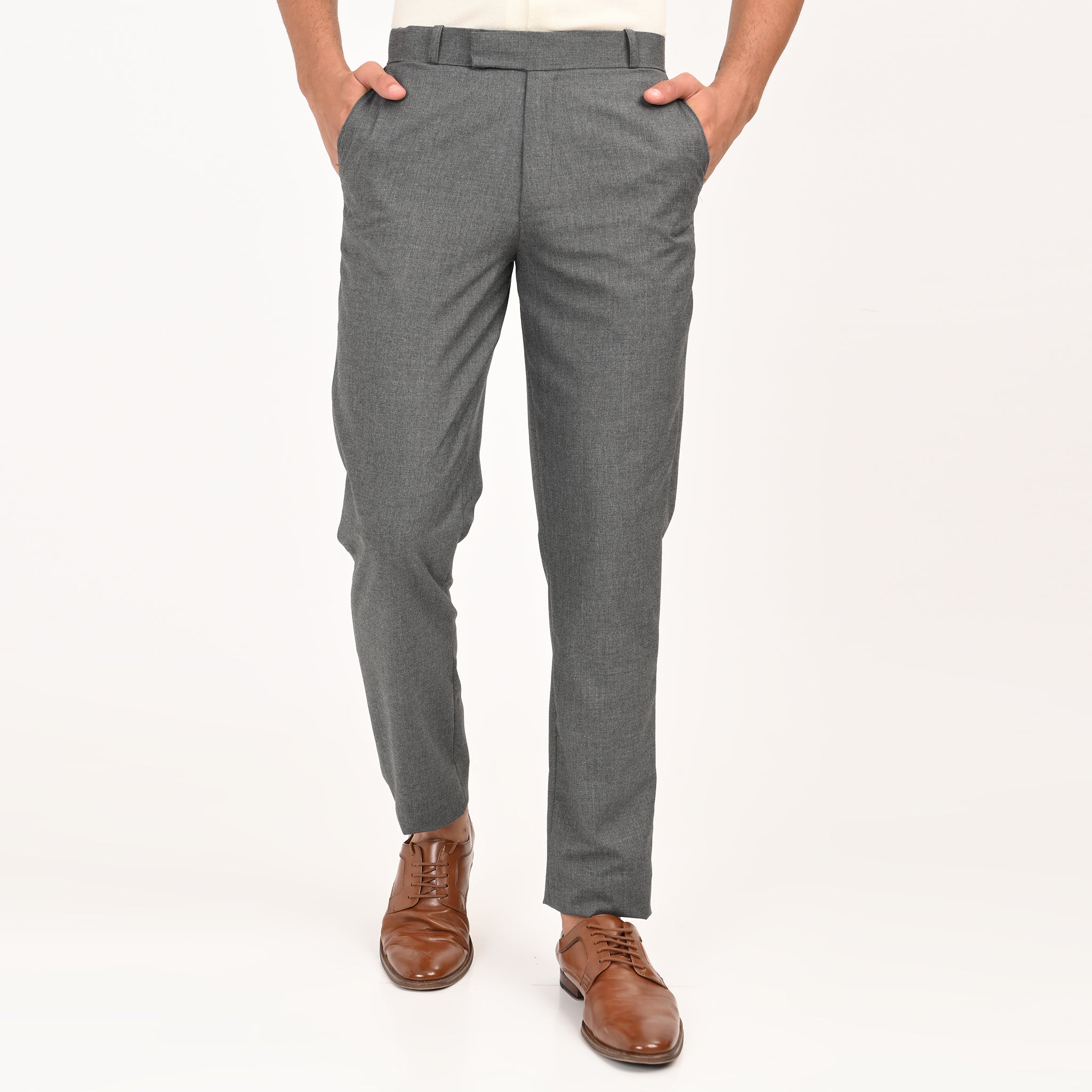 Classic Formal Slim-Fit Trousers - Snipes