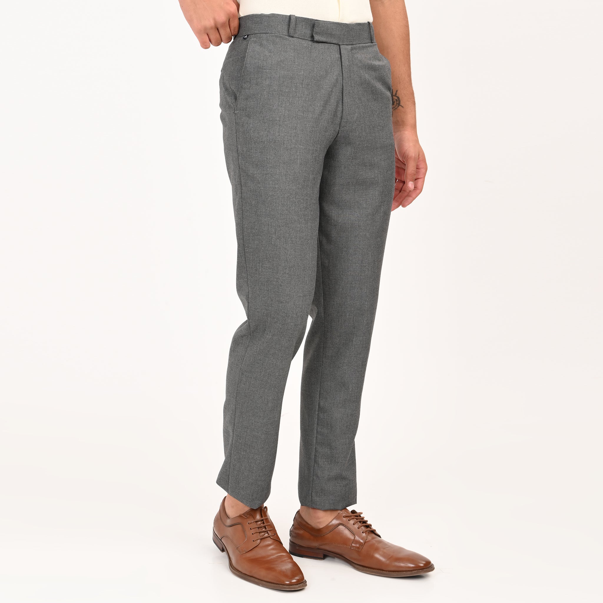 Classic Formal Slim-Fit Trousers - Snipes