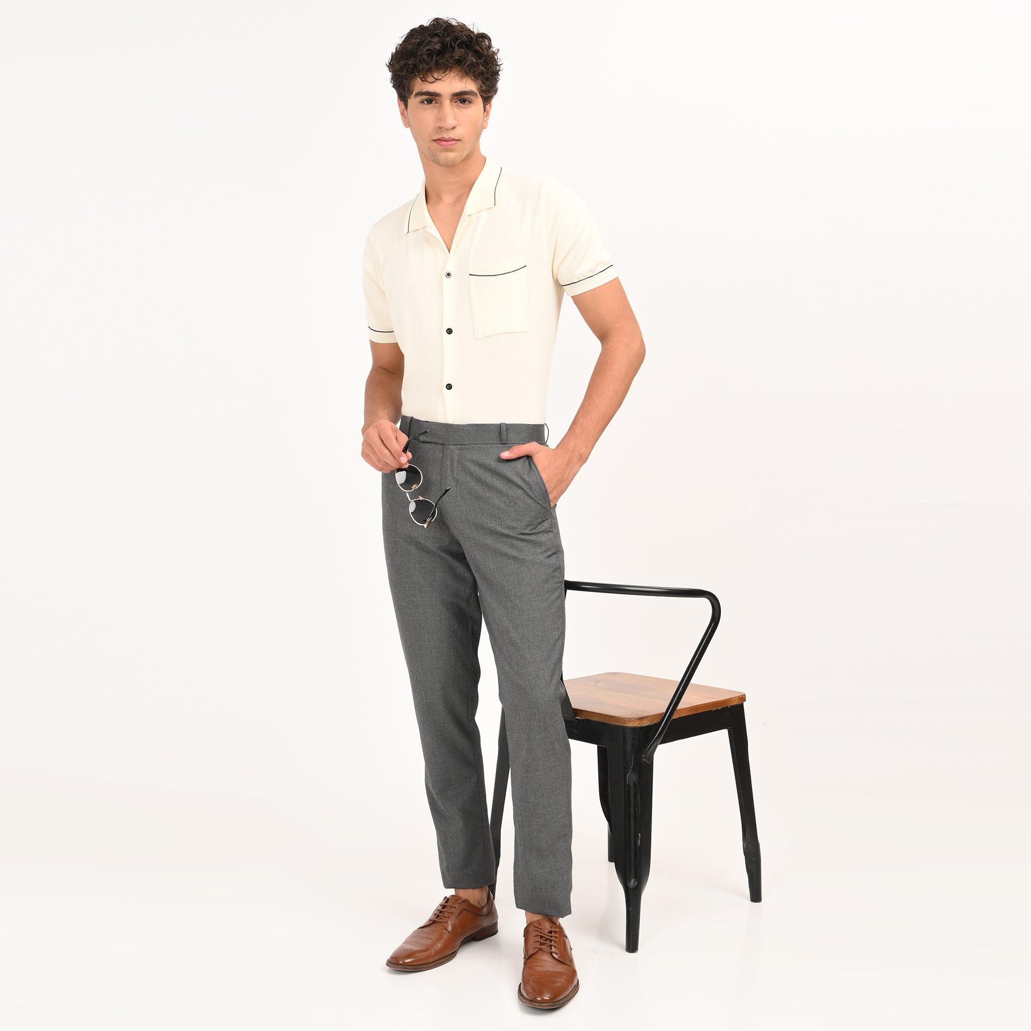 Classic Formal Slim-Fit Trousers - Snipes