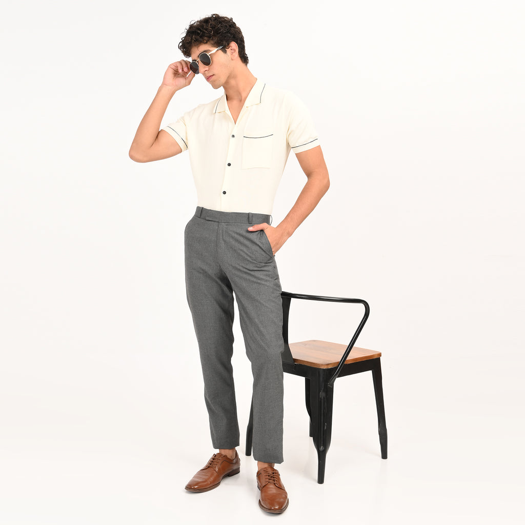 Classic Formal Slim-Fit Trousers - Snipes