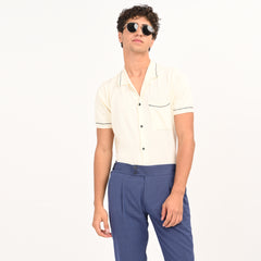 Pleated High-Waist Formal Trousers