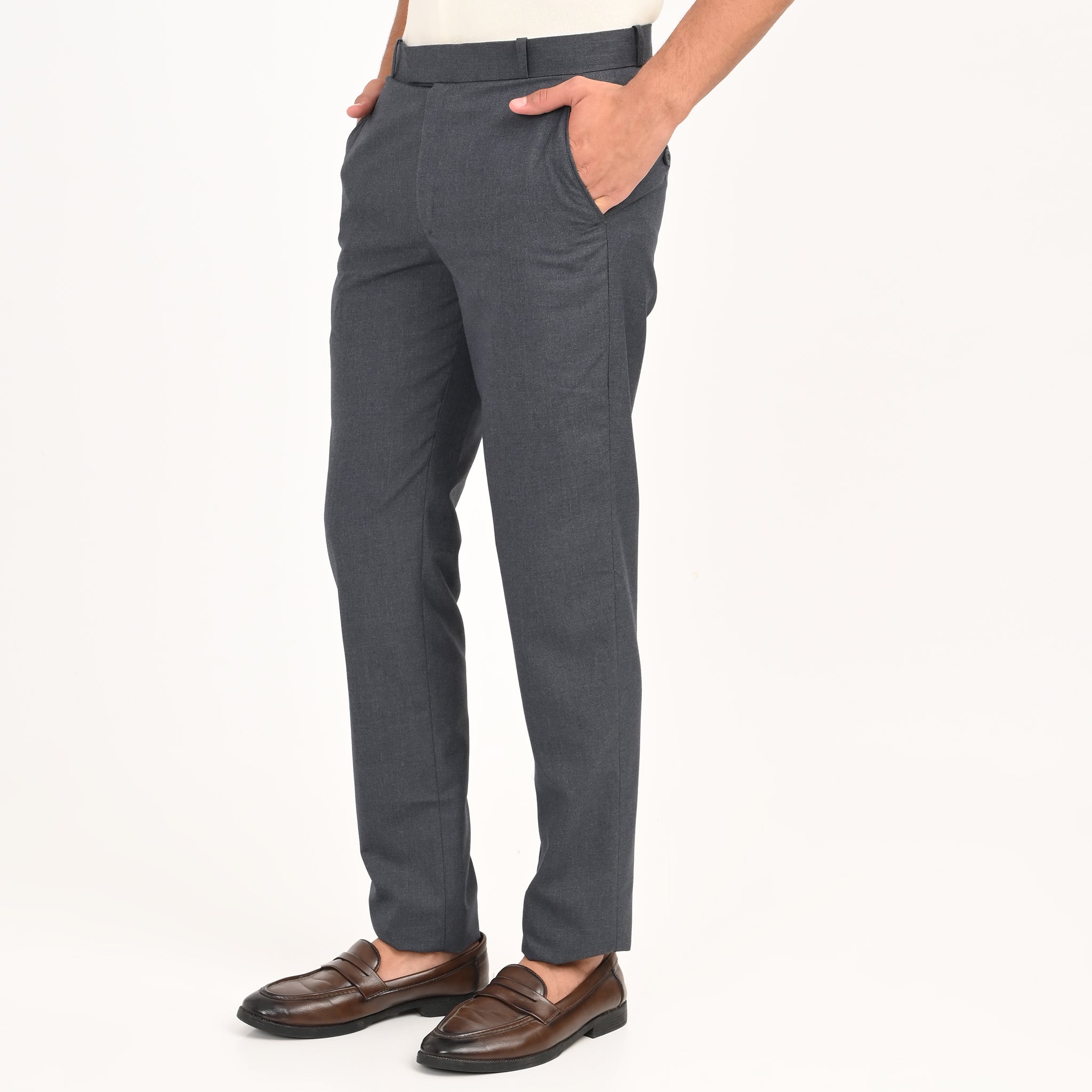 Classic Formal Slim-Fit Trousers - Snipes