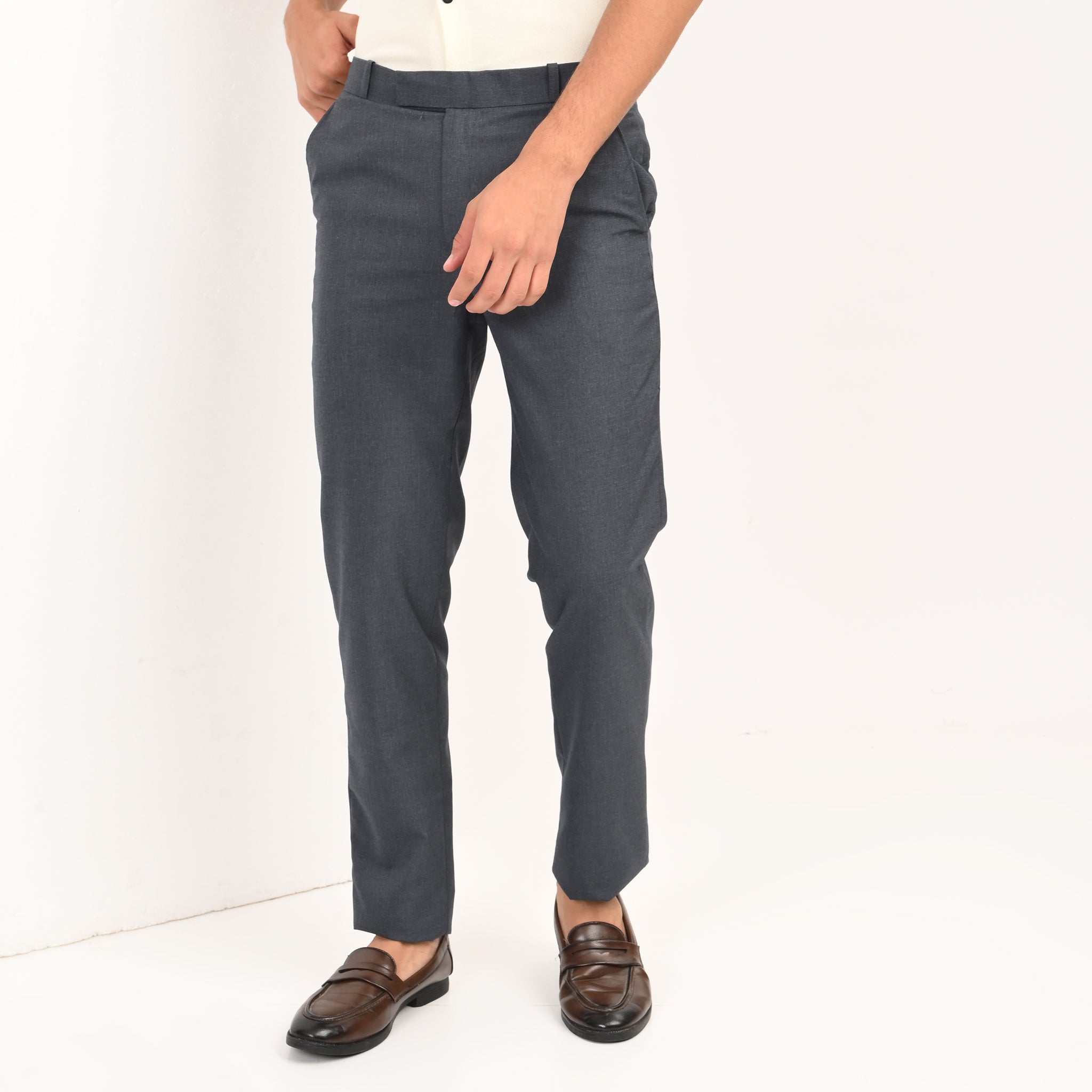 Classic Formal Slim-Fit Trousers - Snipes