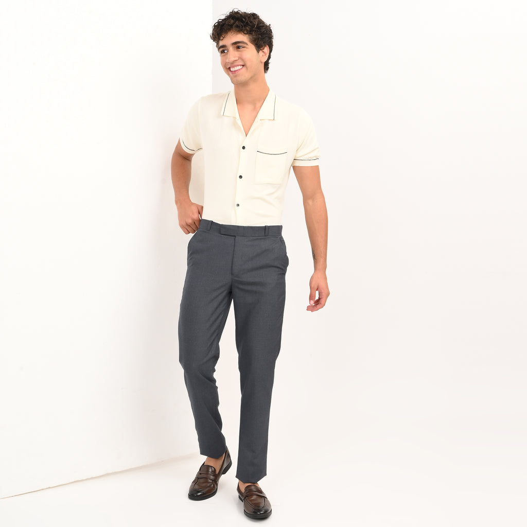 Classic Formal Slim-Fit Trousers - Snipes