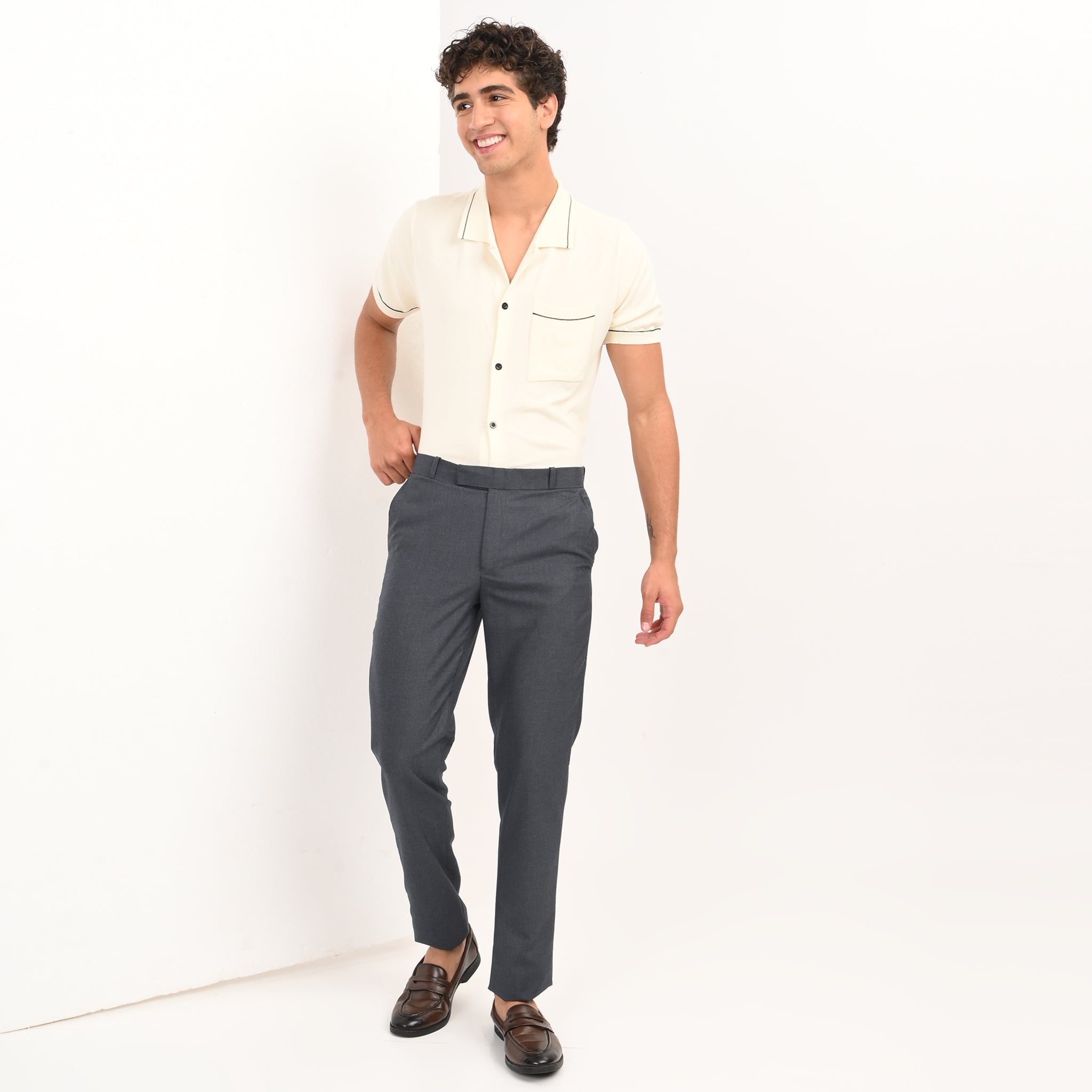 Classic Formal Slim-Fit Trousers - Snipes