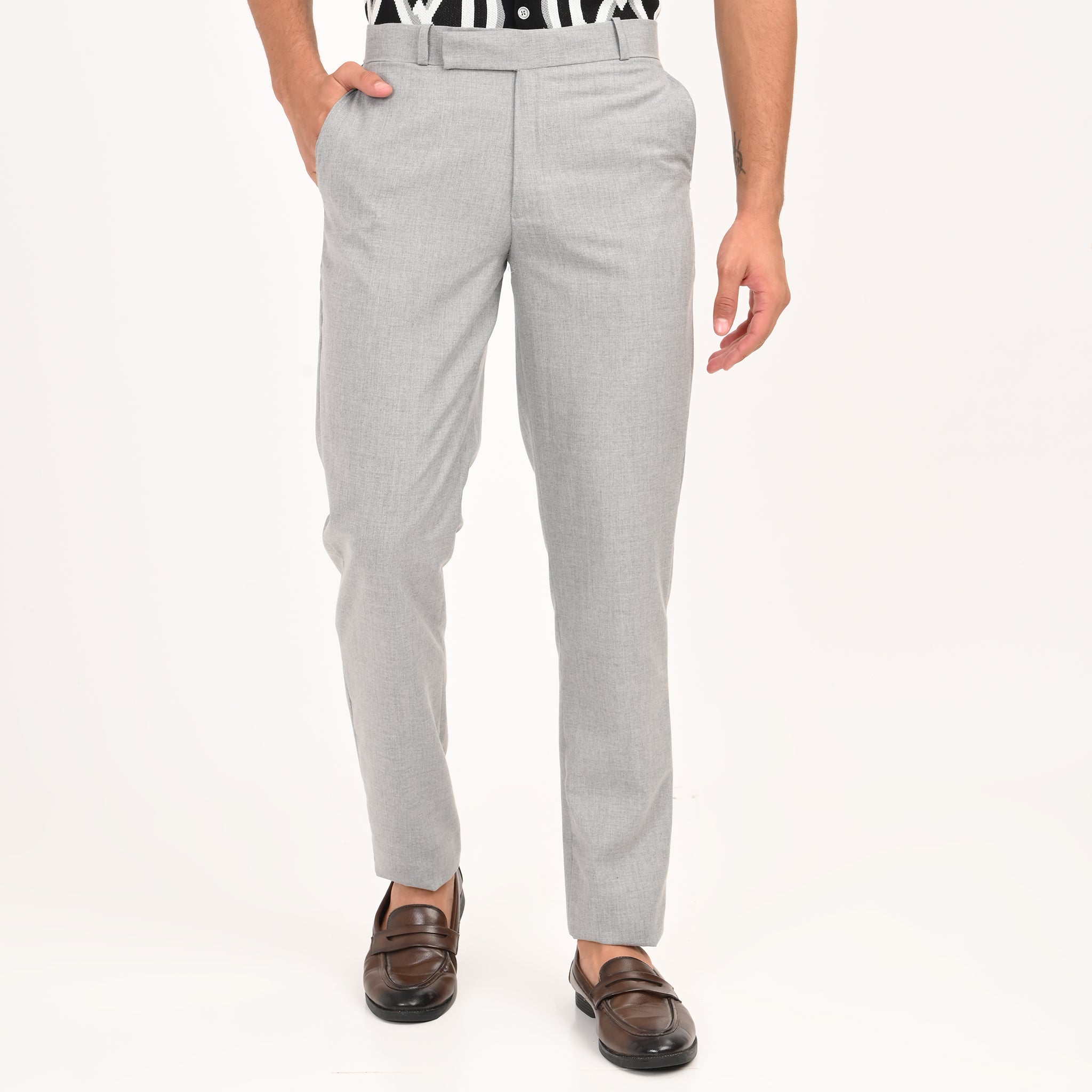 Classic Formal Slim-Fit Trousers - Snipes