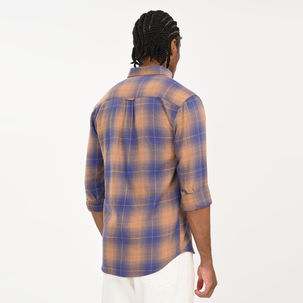 Checkered Flannel Casual Shirt for Men - Snipes
