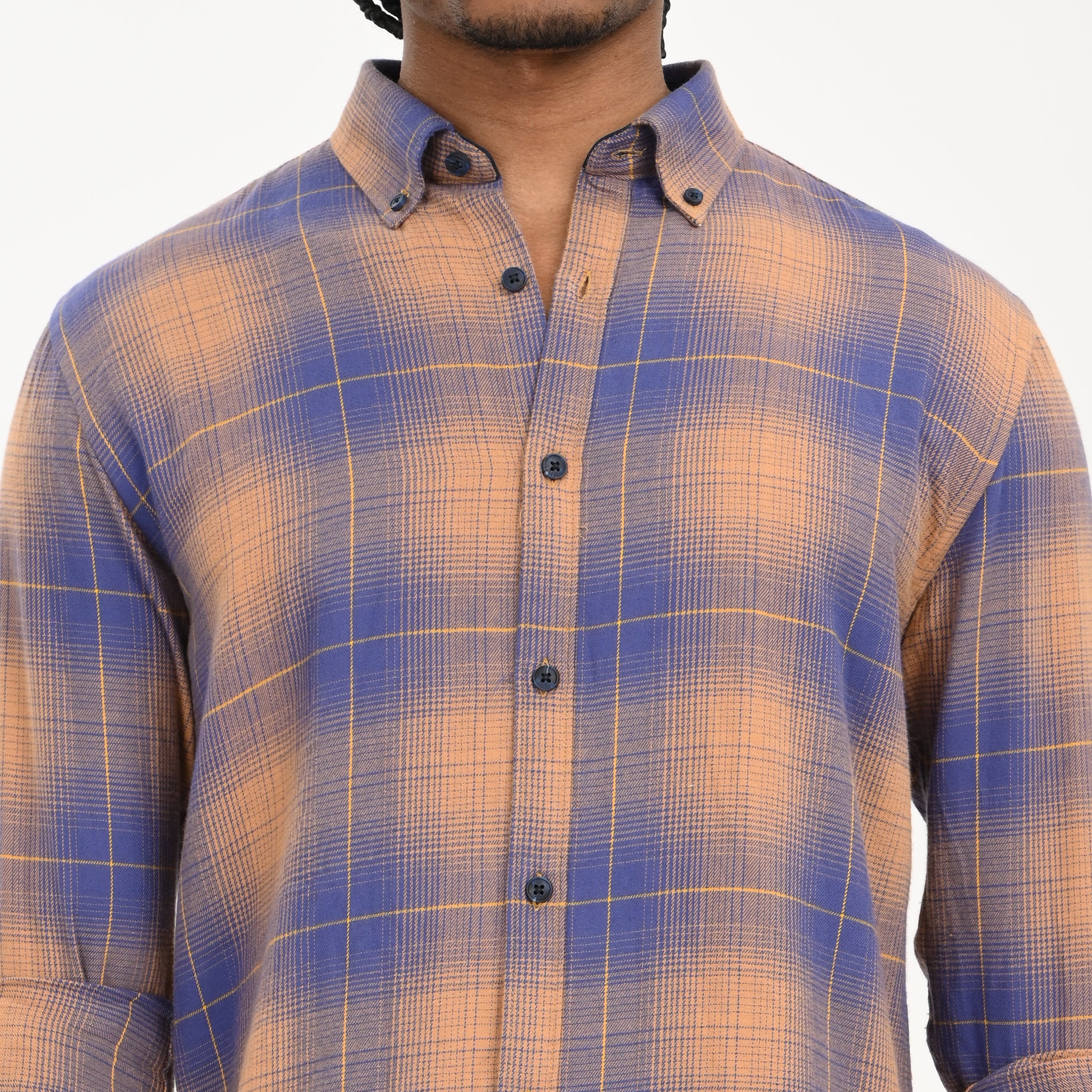 Checkered Flannel Casual Shirt for Men Secondary image