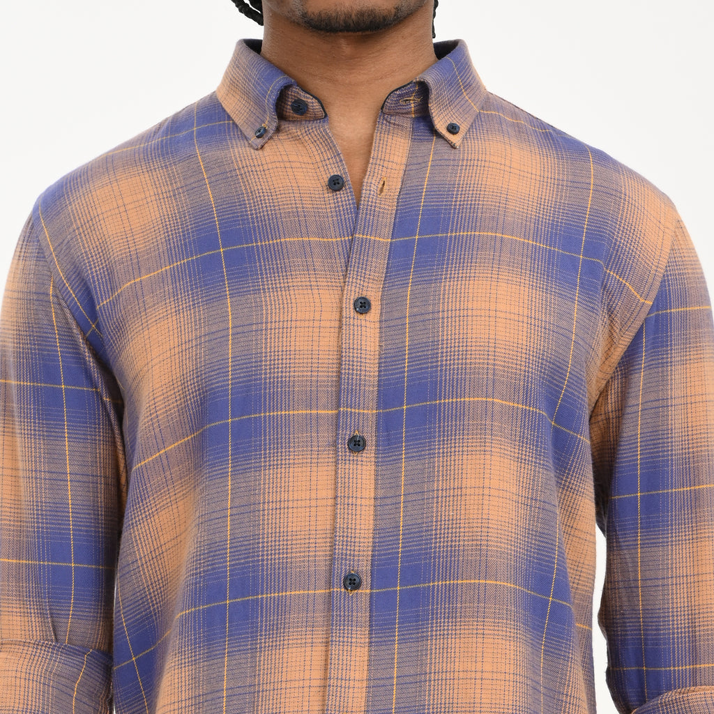 Checkered Flannel Casual Shirt for Men - Snipes