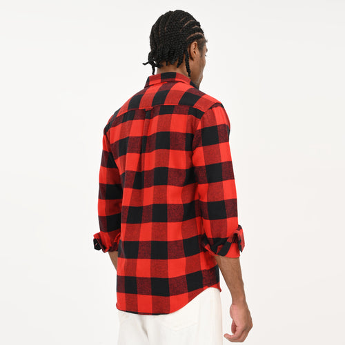 Checkered Flannel Casual Shirt for Men - Snipes