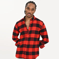 Checkered Flannel Casual Shirt for Men
