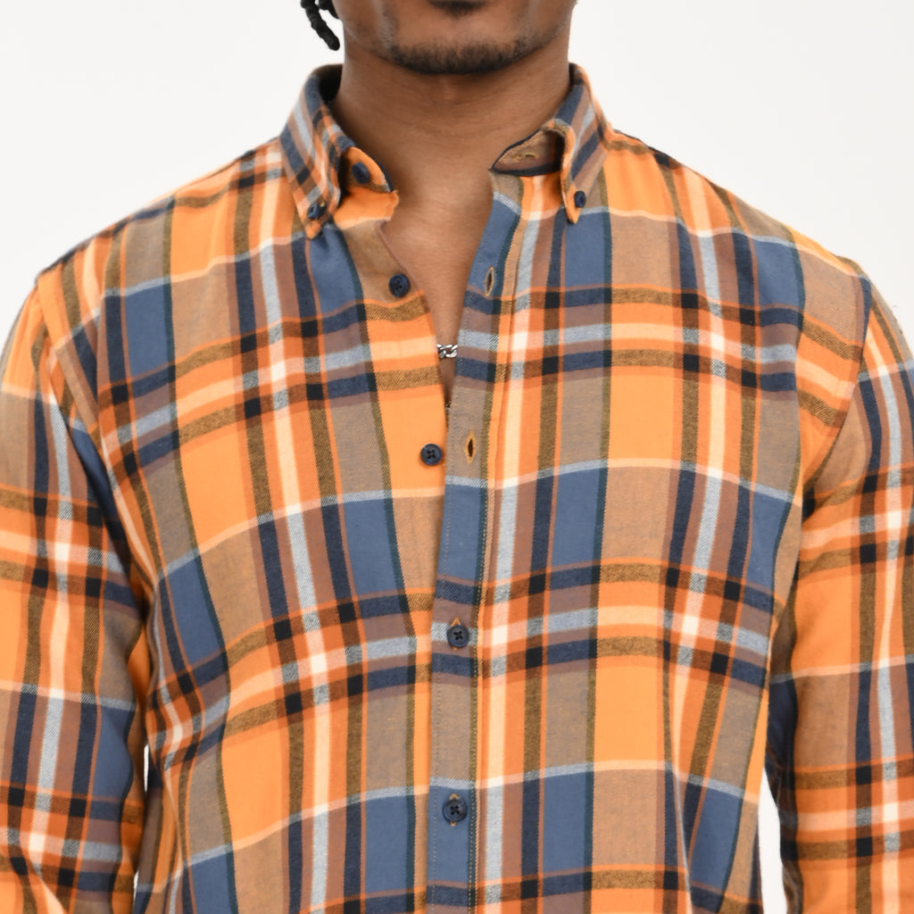 Checkered Flannel Casual Shirt for Men - Snipes