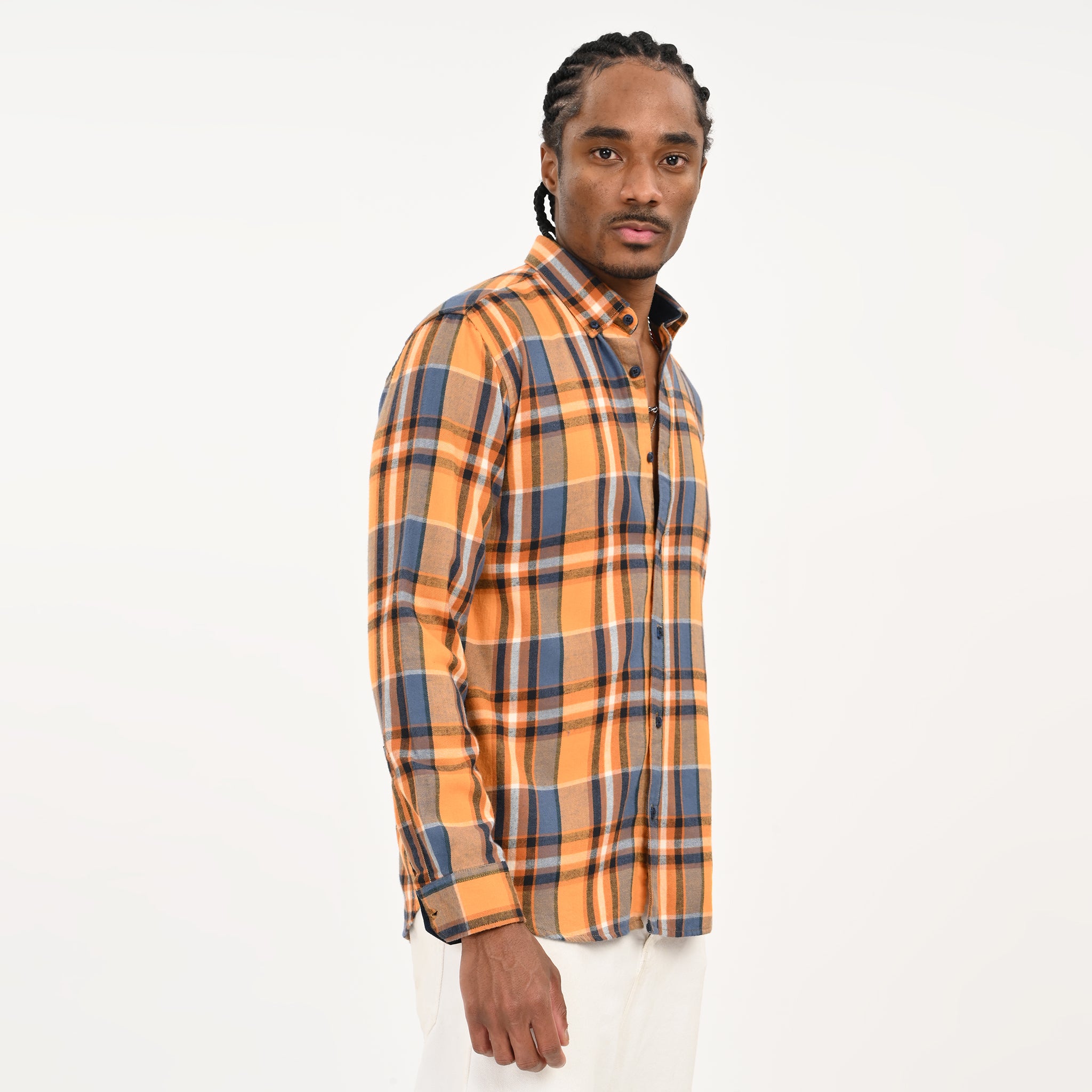 Checkered Flannel Casual Shirt for Men - Snipes