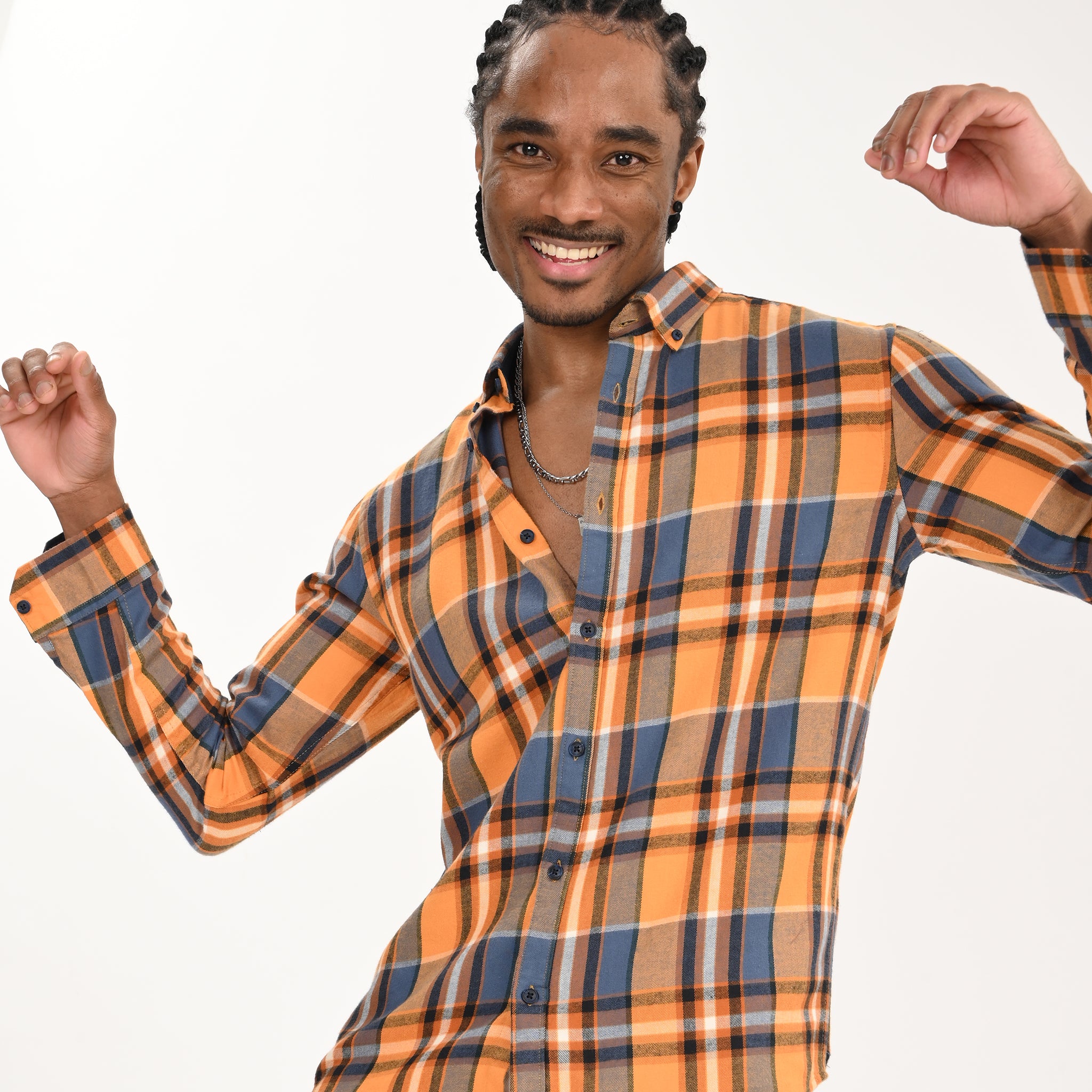 Checkered Flannel Casual Shirt for Men - Snipes