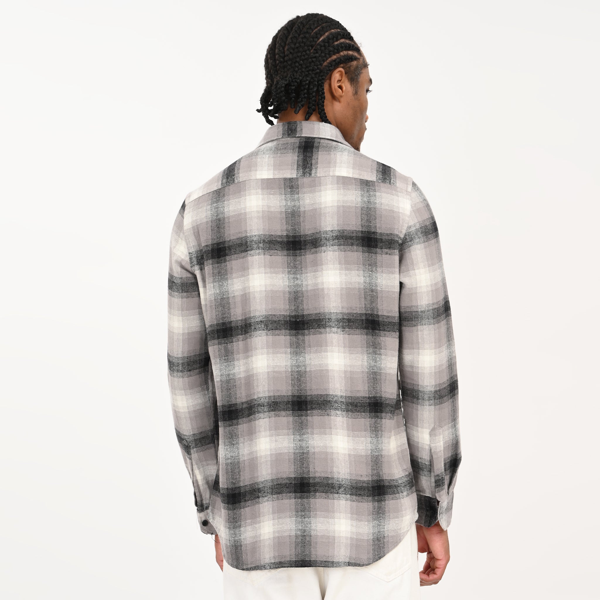 Men’s Checkered Casual Flannel Shirt - Snipes