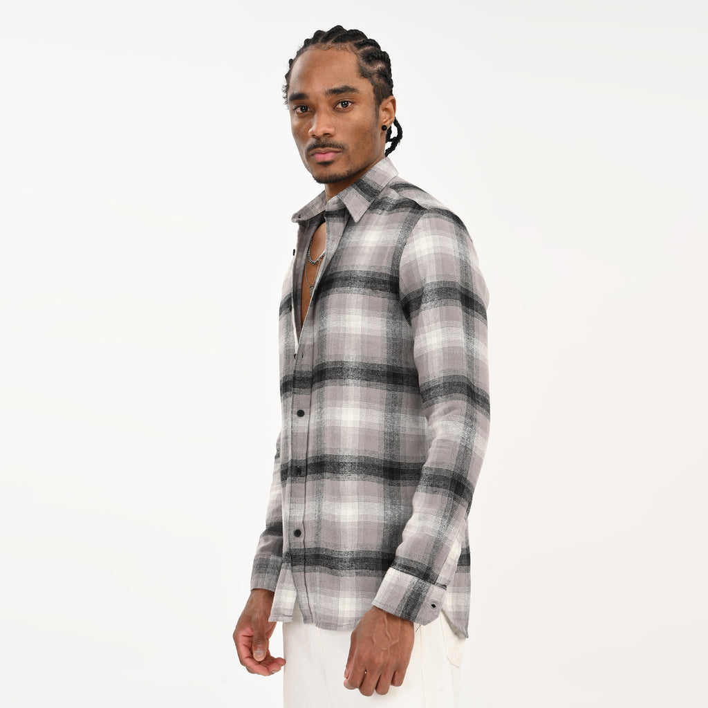 Men’s Checkered Casual Flannel Shirt - Snipes