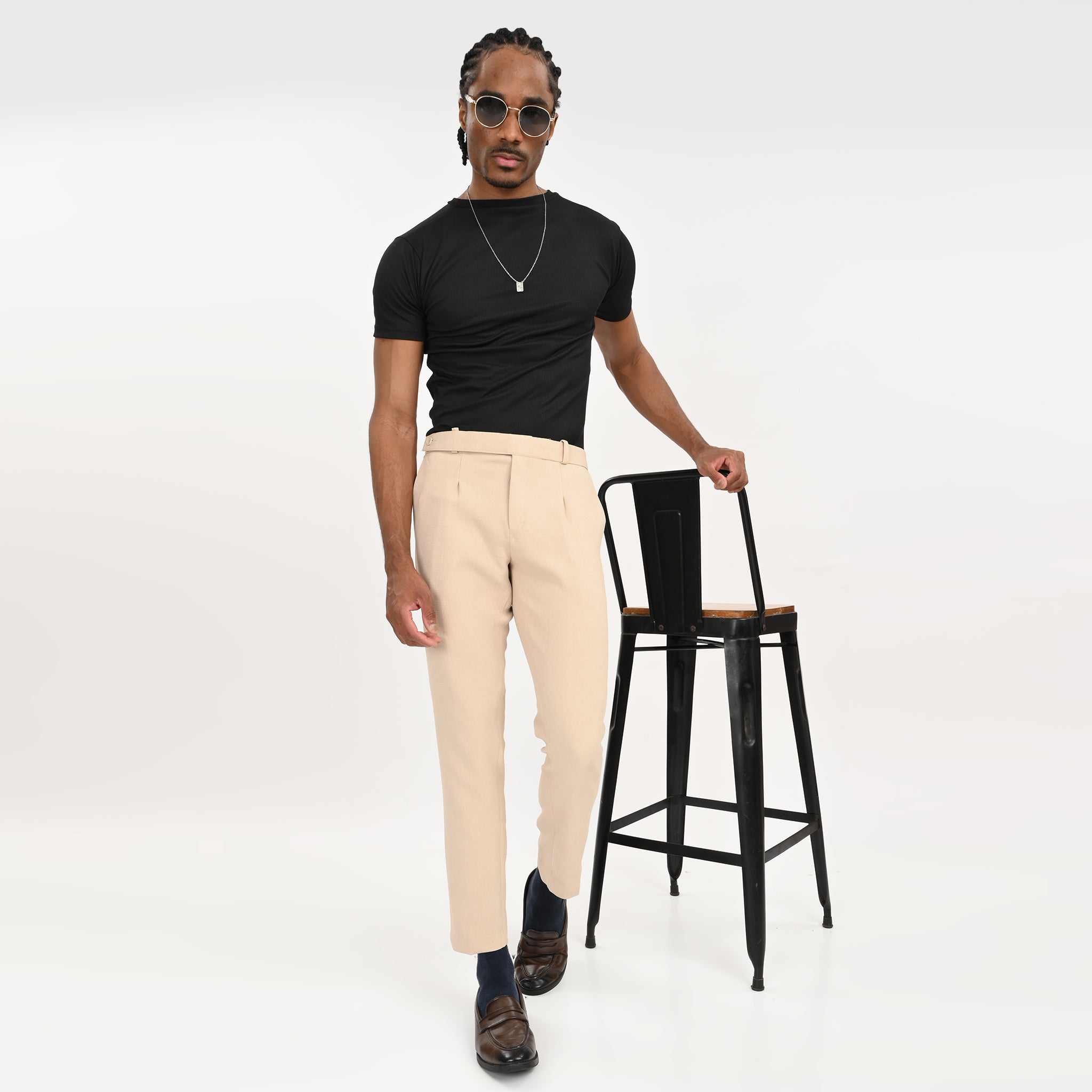 Tailored Formal Pleated Trousers for Men - Snipes