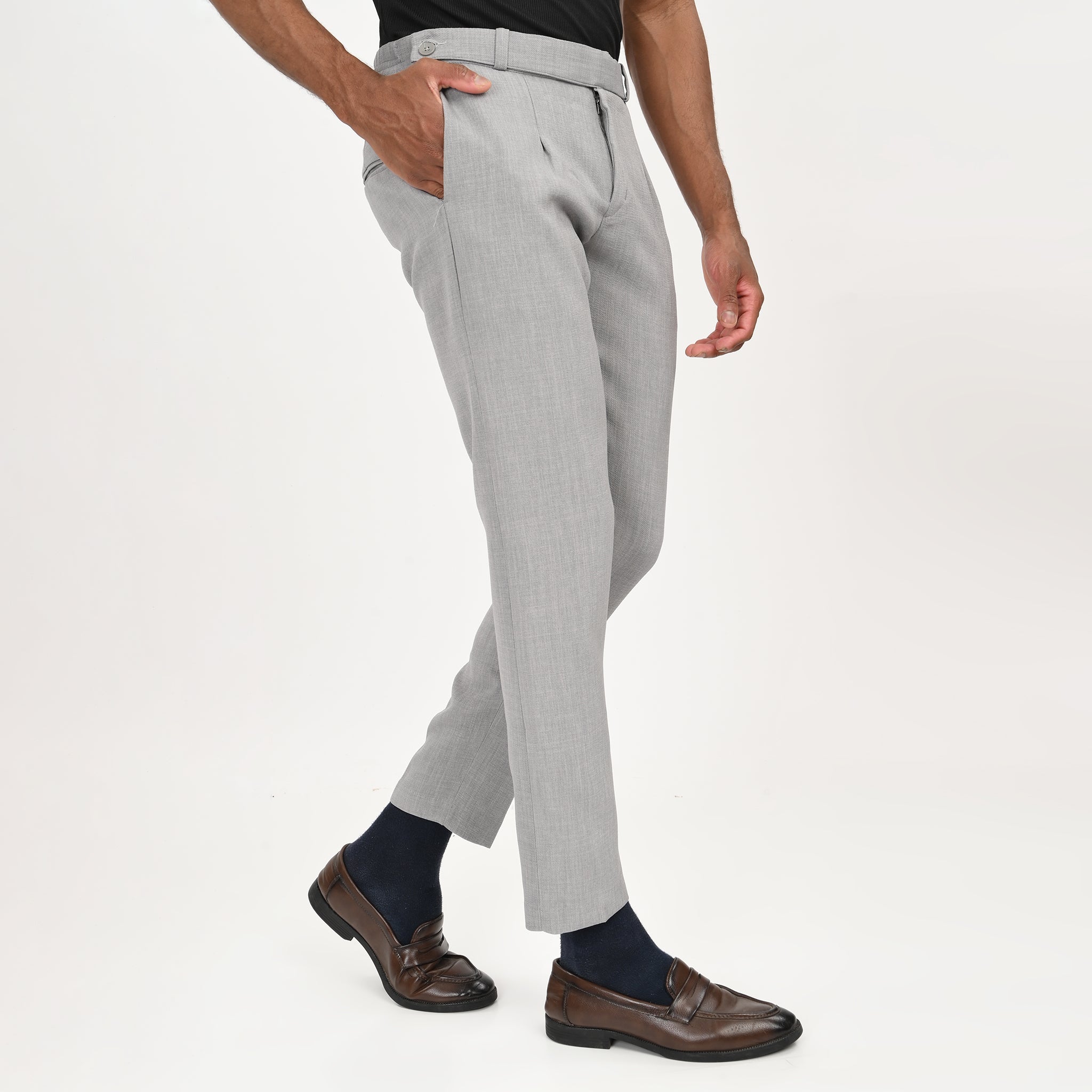 Tailored Formal Pleated Trousers for Men - Snipes