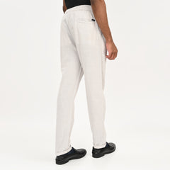 Casual Linen Drawstring Trousers for Men