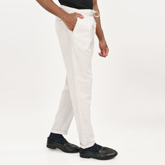 Casual Linen Drawstring Trousers for Men