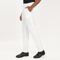 Casual Linen Drawstring Trousers for Men