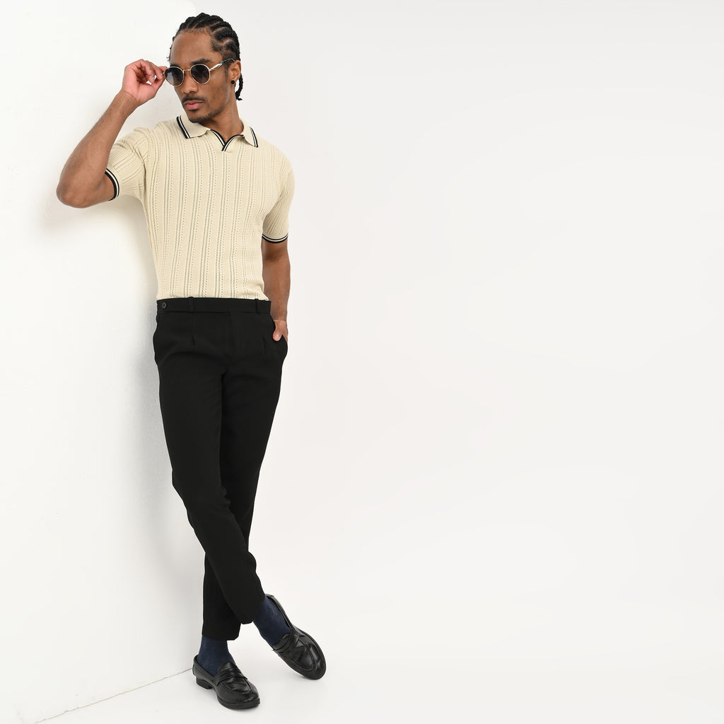 Tailored Formal Pleated Trousers for Men - Snipes