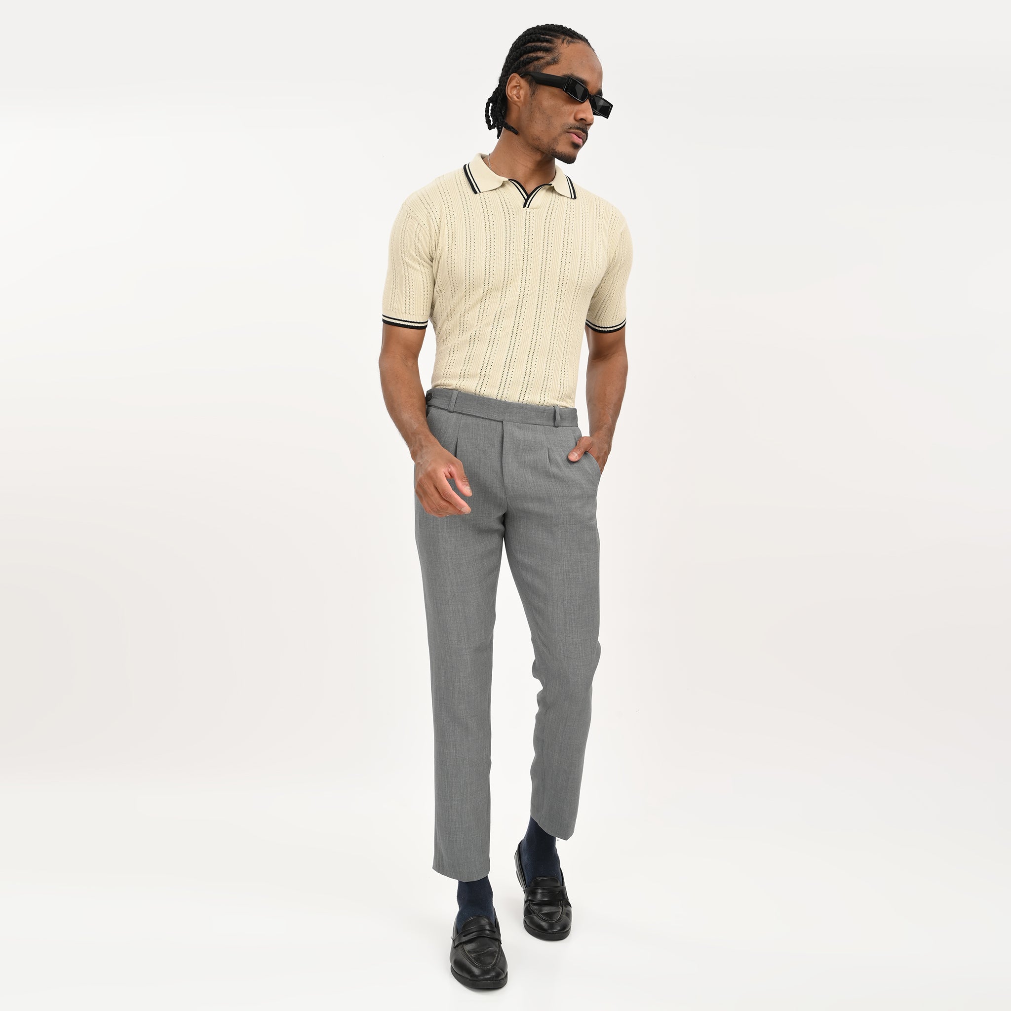 Tailored Formal Pleated Trousers for Men - Snipes