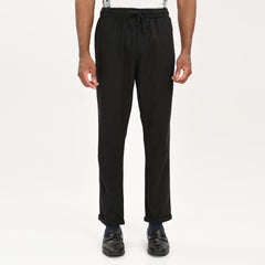 Casual Linen Drawstring Trousers for Men