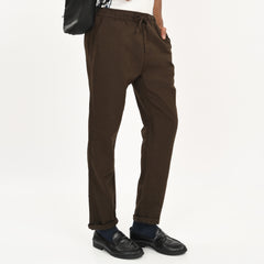 Casual Linen Drawstring Trousers for Men