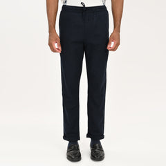 Casual Linen Drawstring Trousers for Men