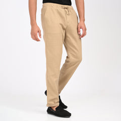 Casual Linen Drawstring Trousers for Men