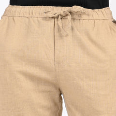 Casual Linen Drawstring Trousers for Men