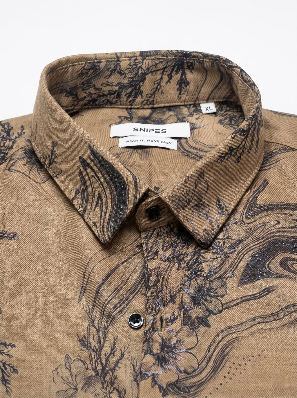 Men’s Floral Foil Print Full Sleeve Shirt