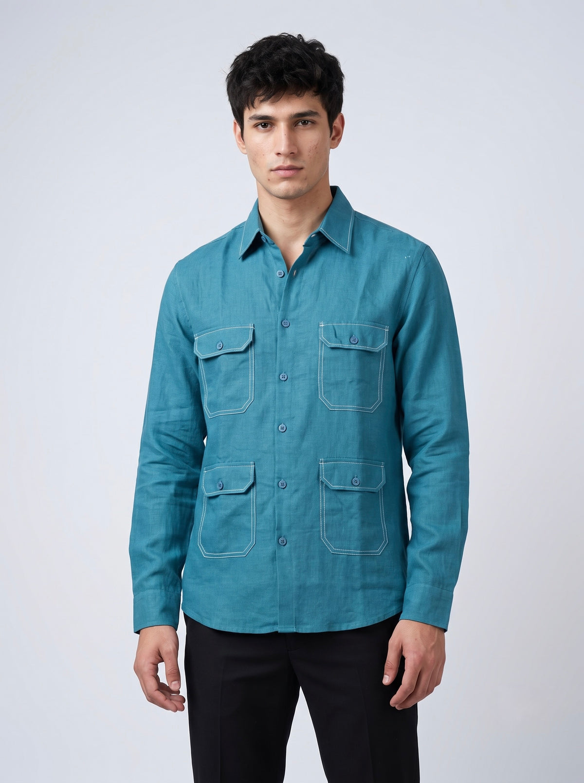 Men’s Four-Pocket Utility Shirt
