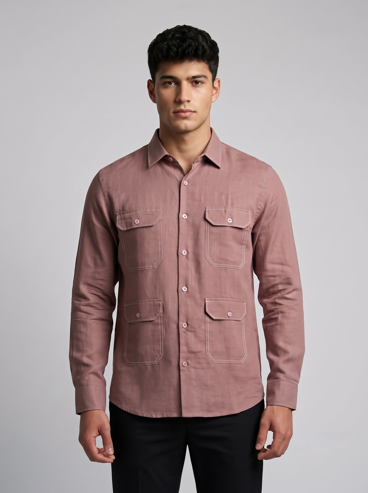Men’s Four-Pocket Utility Shirt