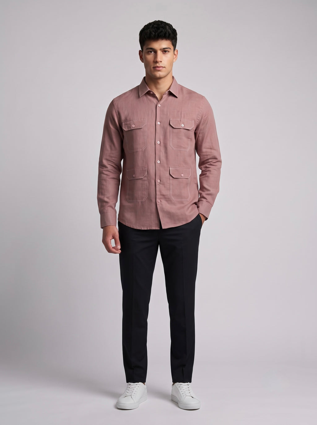 Men’s Four-Pocket Utility Shirt