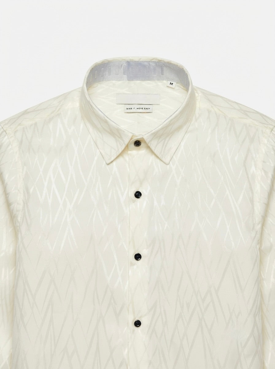 Men’s Cross Stripes Party Wear Shirt