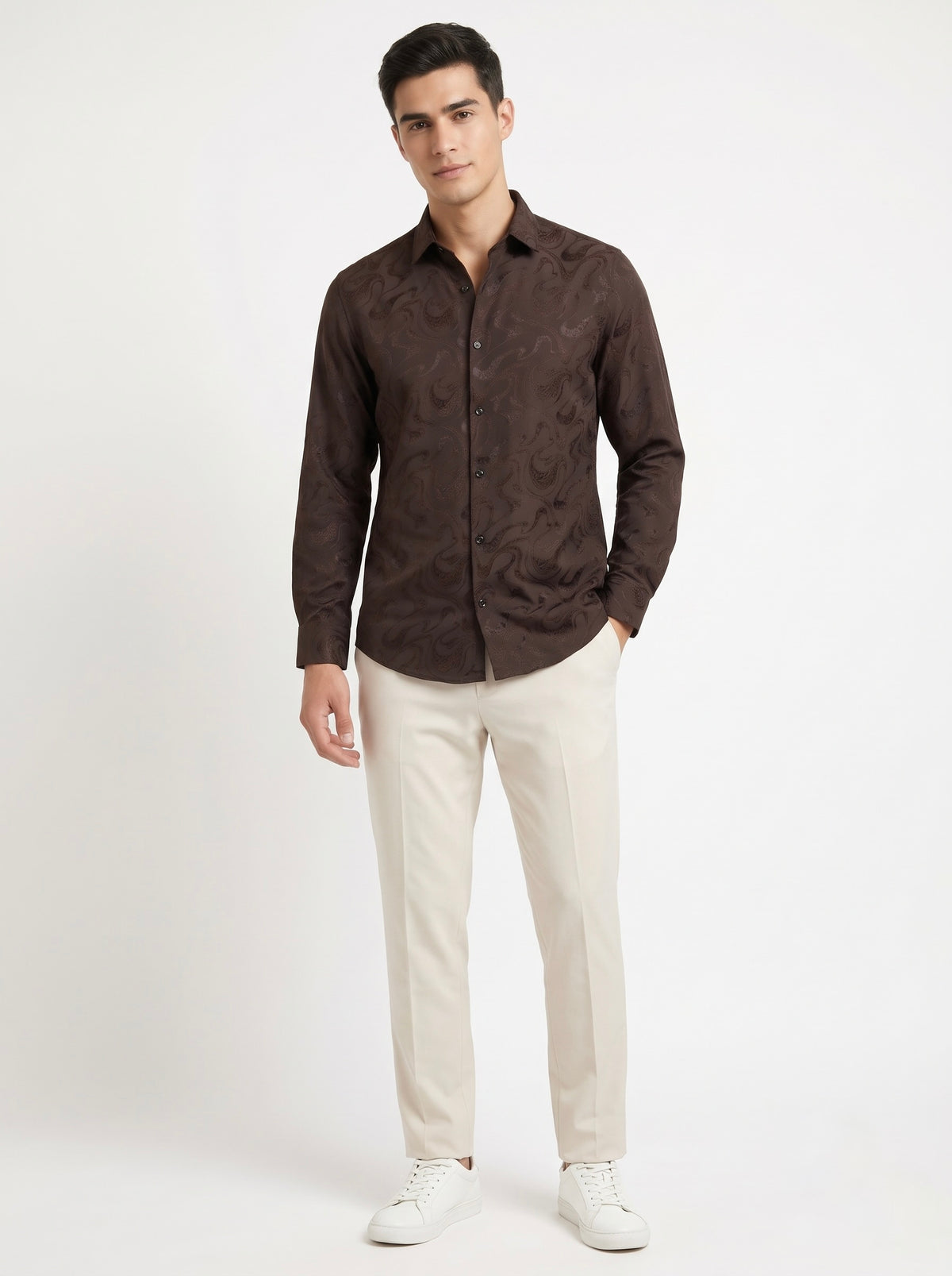 Men’s Paisley Party Wear Shirt