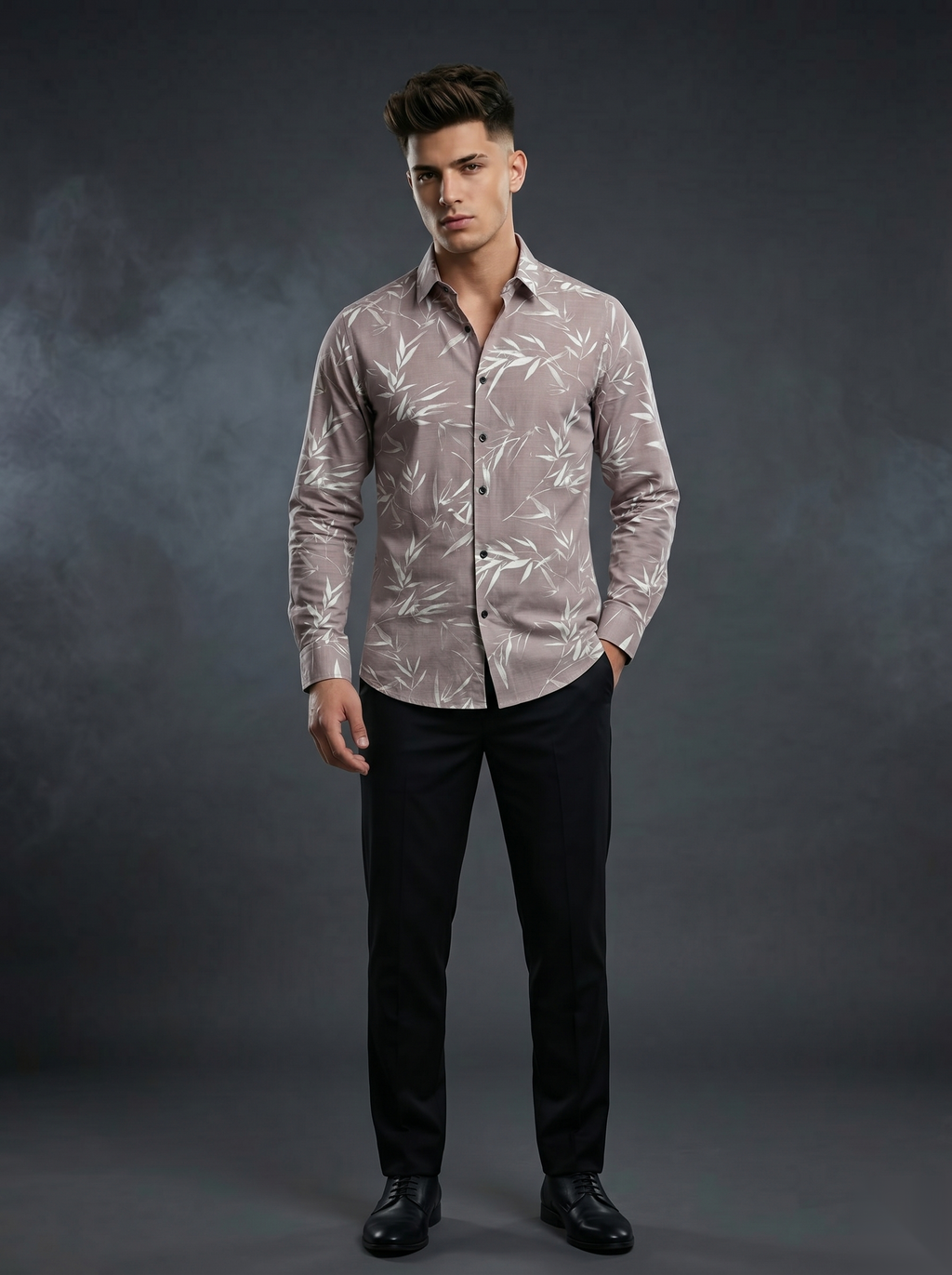 Printed Shirts - Bamboo Pink