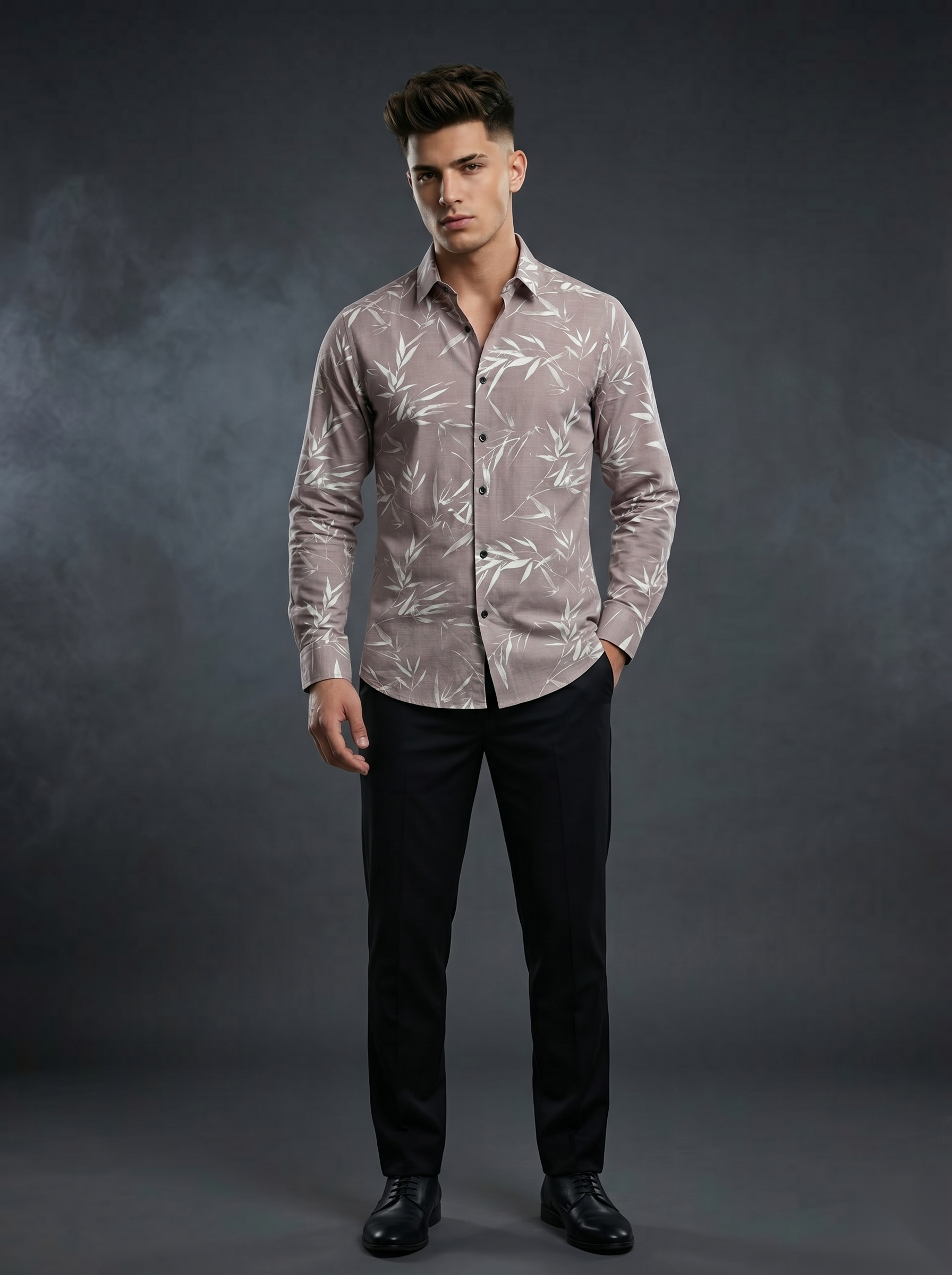 Printed Shirts - Bamboo Pink