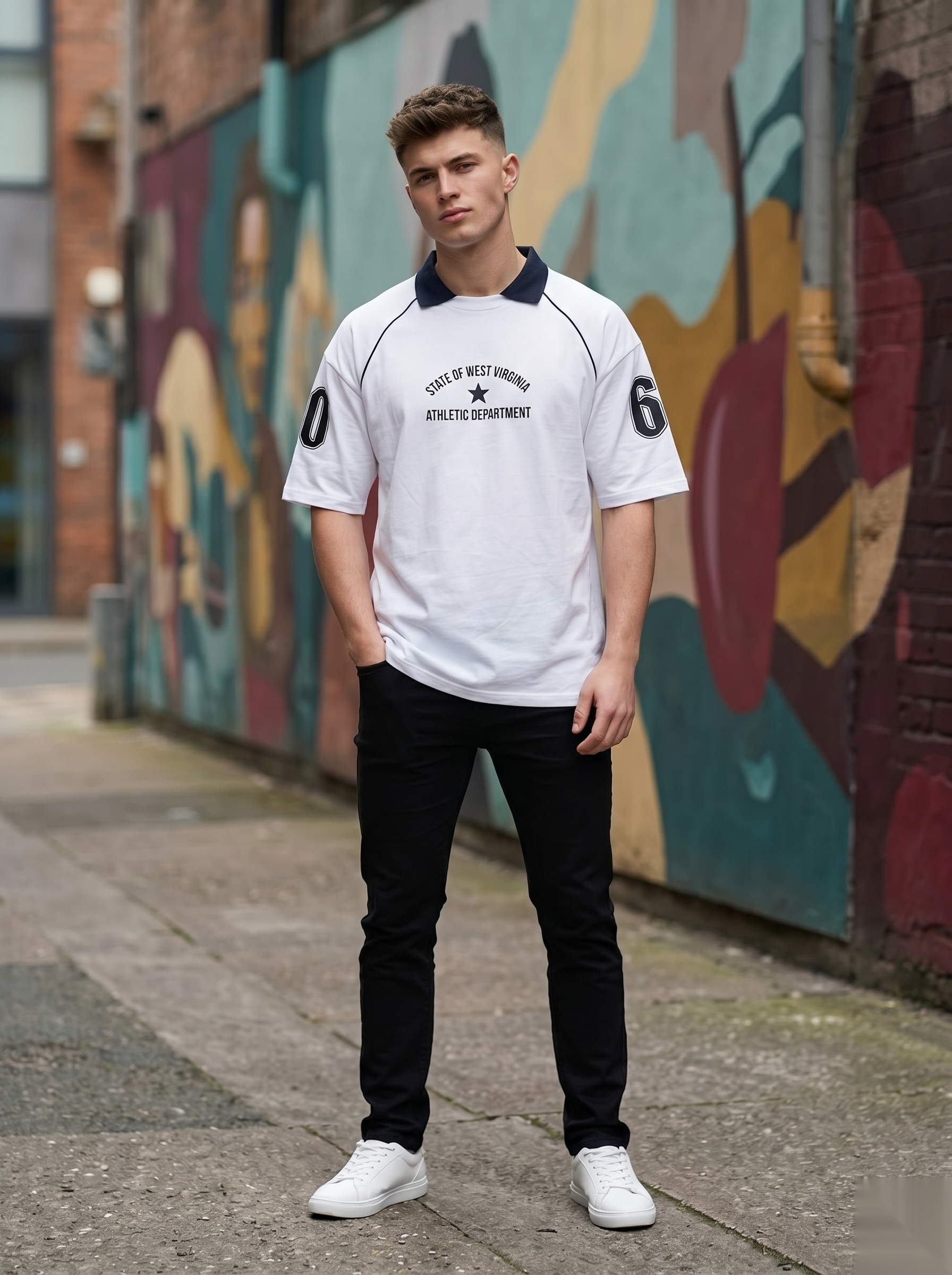 Oversized Polo T-Shirt
