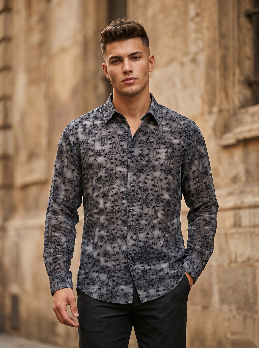 Self-Design Shirts - Flower