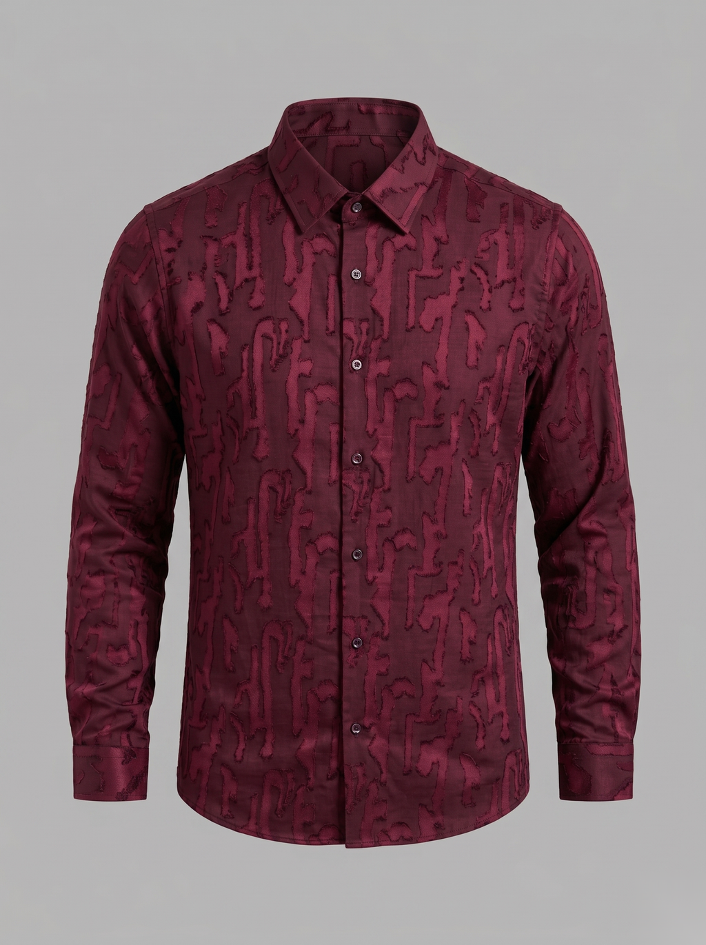 Self-Design Shirts - Maroon