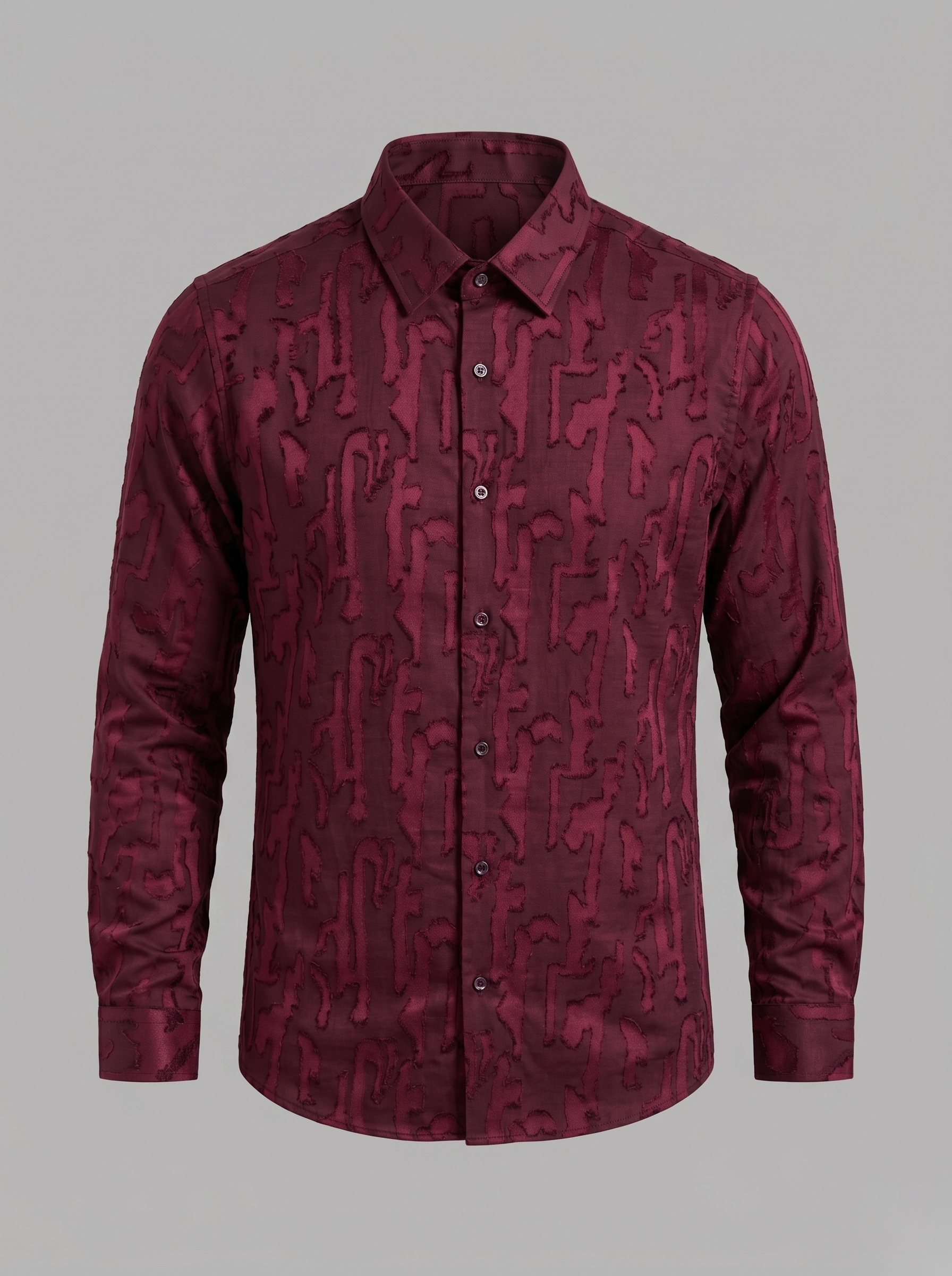 Self-Design Shirts - Maroon