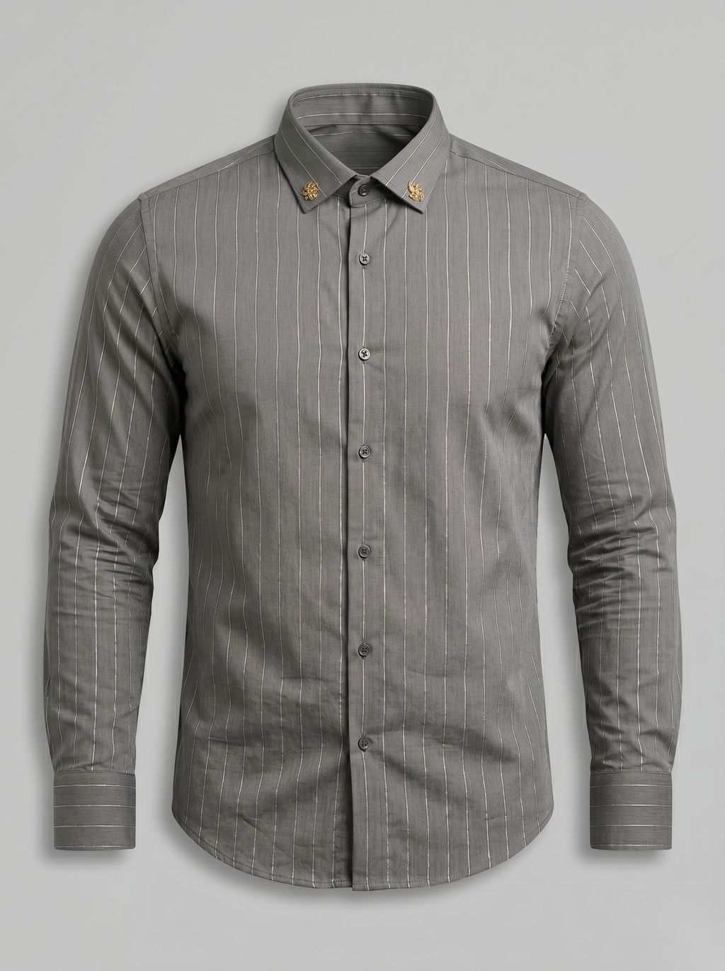 Silver Stripes Party-Wear Shirts