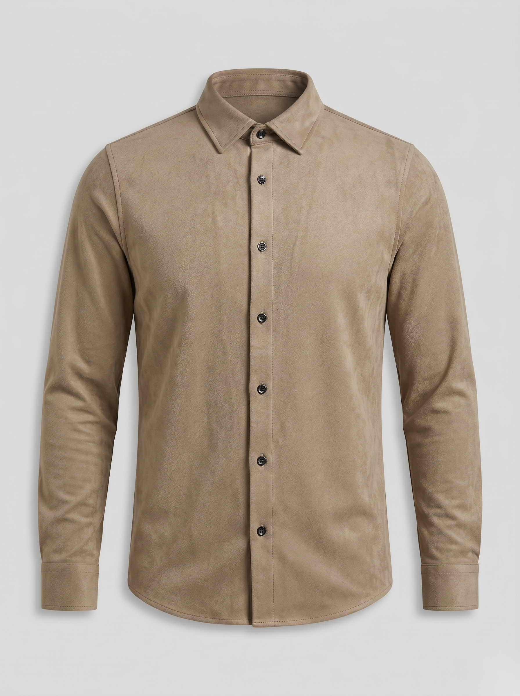 Solid Suede Shirts